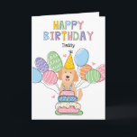 Goldendoodle Dog Happy Birthday Card<br><div class="desc">Perfect for Goldendoodle lovers or owners!</div>