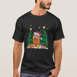 Goldendoodle Dog Lovers Santa Hat Ugly Christmas S T-Shirt