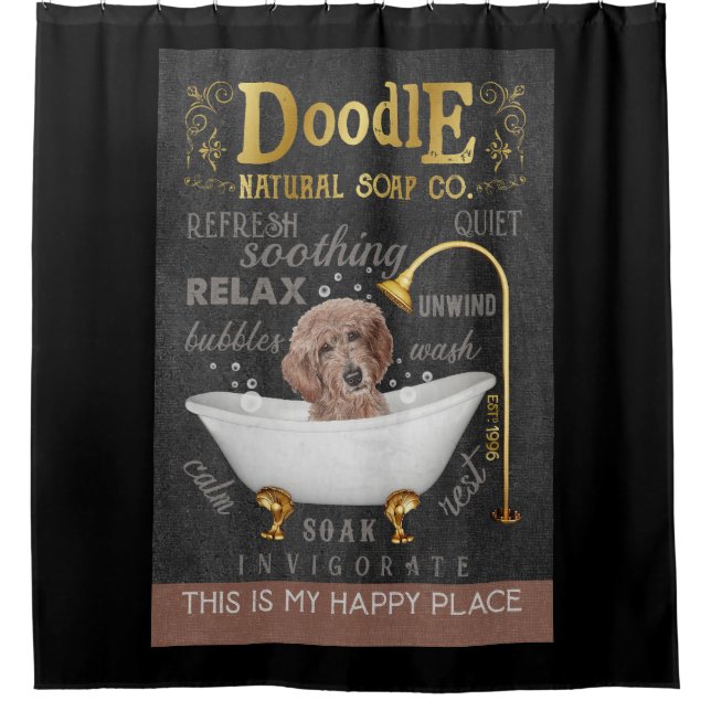 Goldendoodle Dog Natural Bath Soap Company Canvas (Front)