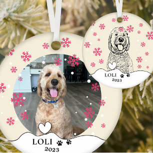 Mini goldendoodle christmas ornament hotsell