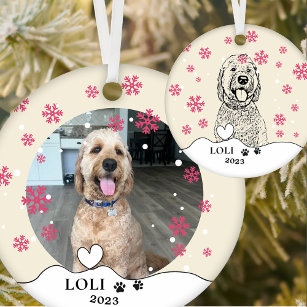 Mini goldendoodle 2024 christmas ornament