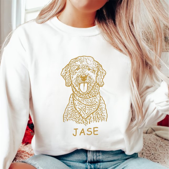 Goldendoodle Dog Personalized Pet Lover Sweatshirt (Creator Uploaded)