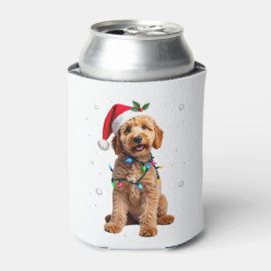 Goldendoodle Dog Tree Christmas Sweater Xmas Pet D Can Cooler