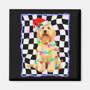 Goldendoodle Dog Tree Christmas Xmas Pet Dogs Gift Magnet