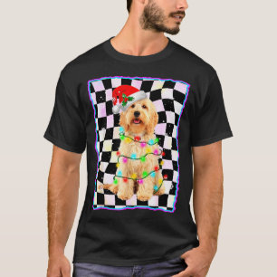 Goldendoodle Dog Tree Christmas Xmas Pet Dogs Gift T-Shirt