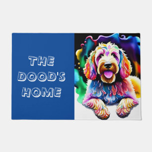 Goldendoodle Doormat Cute Dog