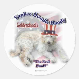 Goldendoodle Gifts Classic Round Sticker