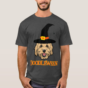 Goldendoodle Halloween Spooky Golden Doodle Dog T-Shirt