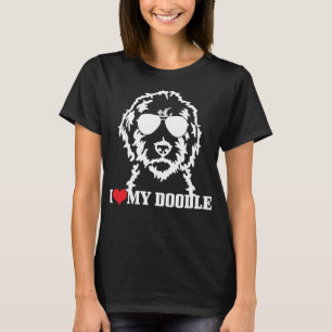 Goldendoodle I Love My Doodle Mom Labradoodle Dog T-Shirt