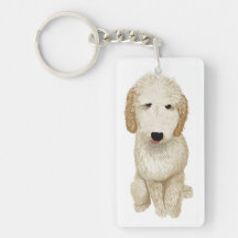 Goldendoodle Keychain