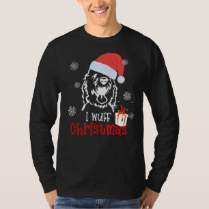 Goldendoodle Labradoodle I Wuff Christmas Dog Love T-Shirt