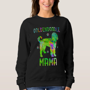 Goldendoodle Mama Colourful Dog Mom Sweatshirt