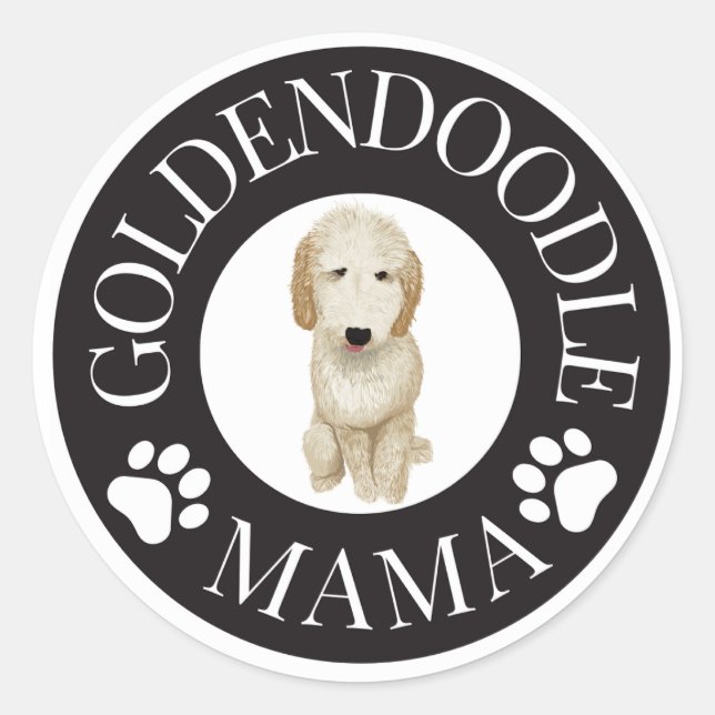 Goldendoodle Mama Sticker (Front)