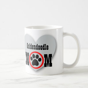 Goldendoodle Mom Dog Lover Paw Print Gift HY4 Coffee Mug