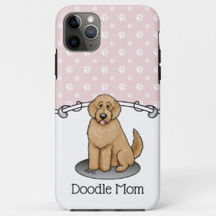 Goldendoodle Mom Doodle Mom (golden red) Dog mom iPhone 11 Pro Max Case