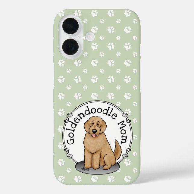 Goldendoodle Mom Doodle Mom (golden red) Dog mom Case-Mate iPhone Case (Back)