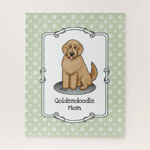 Goldendoodle Mom Doodle Mom (golden red) Dog mom Jigsaw Puzzle