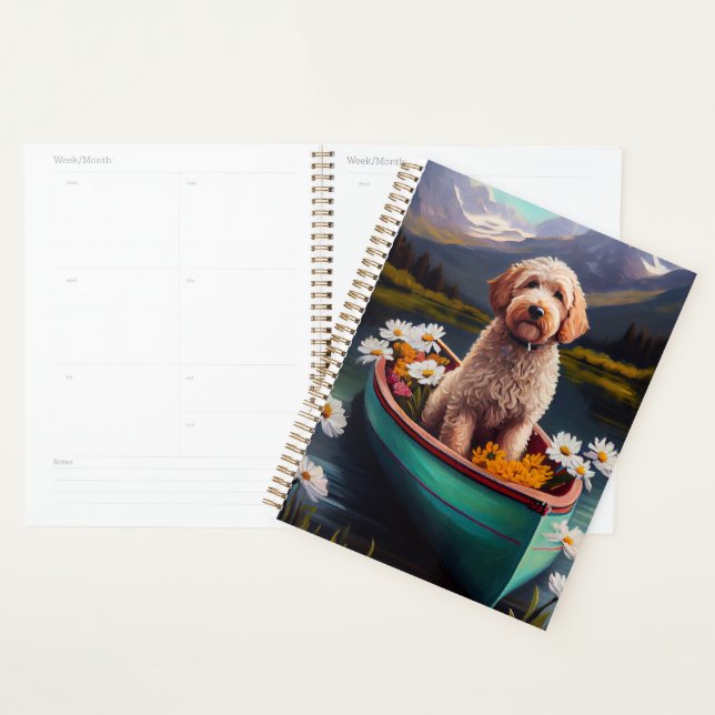 Goldendoodle on a Paddle : Une aventure Pittoresqu (Devant avec enveloppe)