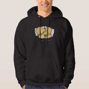 Goldendoodle Pajama Valentines Day Doodle Mom Dog Hoodie