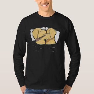 Goldendoodle Pajama Valentines Day Doodle Mom Dog T-Shirt