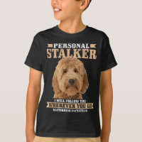 Goldendoodle Personal Stalker Funny Golden Doodle 