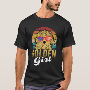 Goldendoodle Puppy Labradoodle Usa Girls Womens Fo T-Shirt