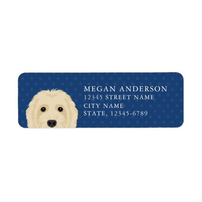 Goldendoodle Return Address Labels (Front)