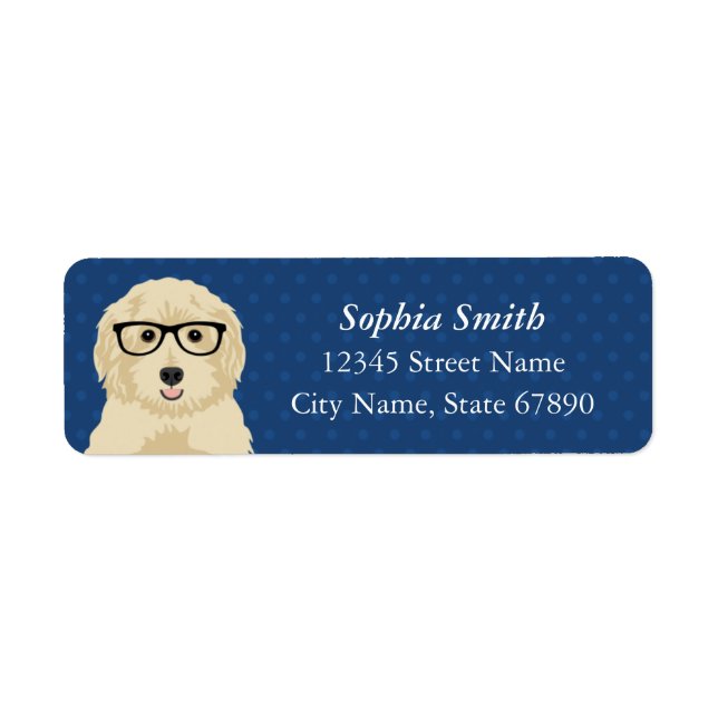 Goldendoodle Return Address Labels (Front)