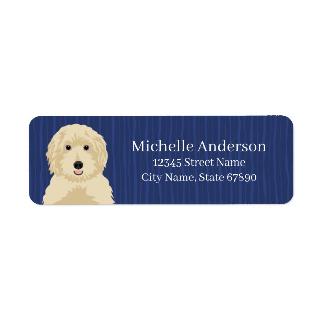Goldendoodle Return Address Labels (Front)