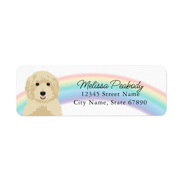 Goldendoodle Return Address Labels (Front)