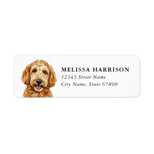 Goldendoodle Return Address Labels