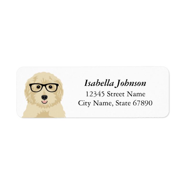 Goldendoodle Return Address Labels (Front)