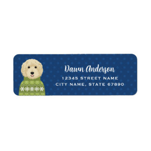 Goldendoodle Return Address Labels
