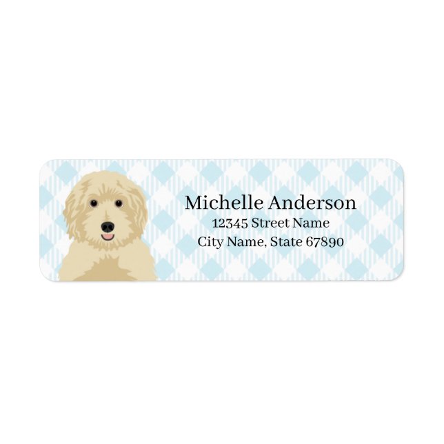 Goldendoodle Return Address Labels (Front)