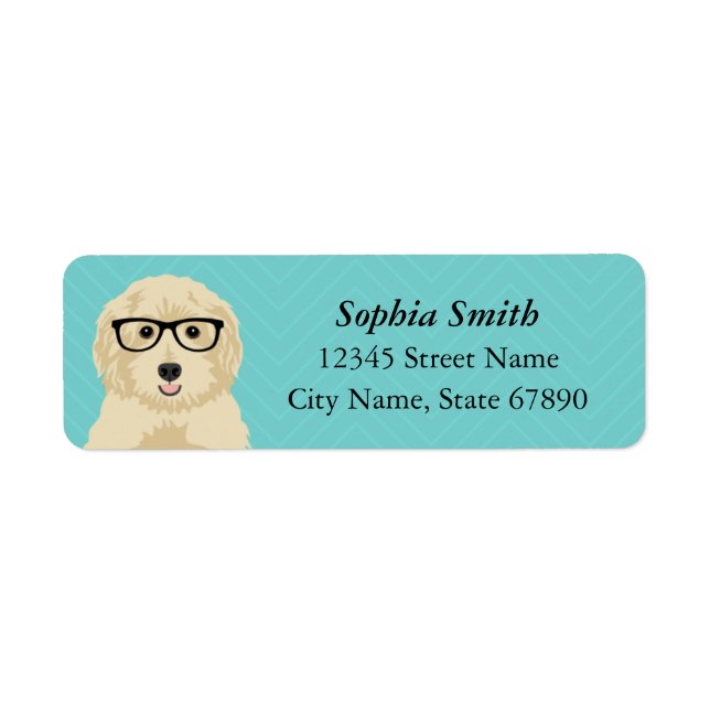 Goldendoodle Return Address Labels (Front)