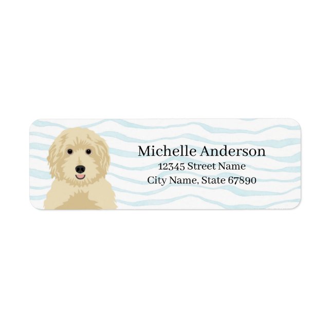 Goldendoodle Return Address Labels (Front)