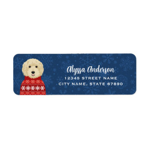 Goldendoodle Return Address Labels