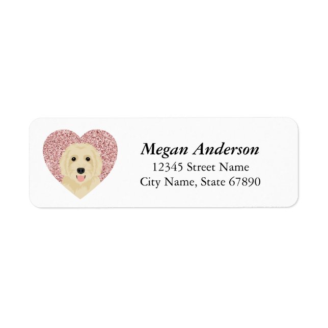 Goldendoodle Return Address Labels (Front)