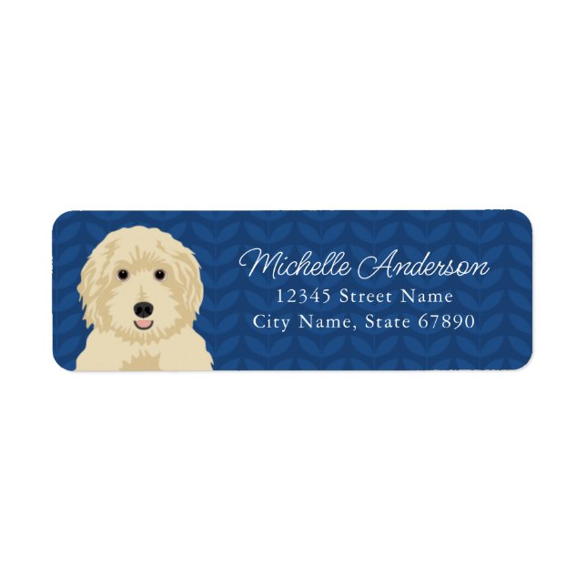 Goldendoodle Return Address Labels (Front)