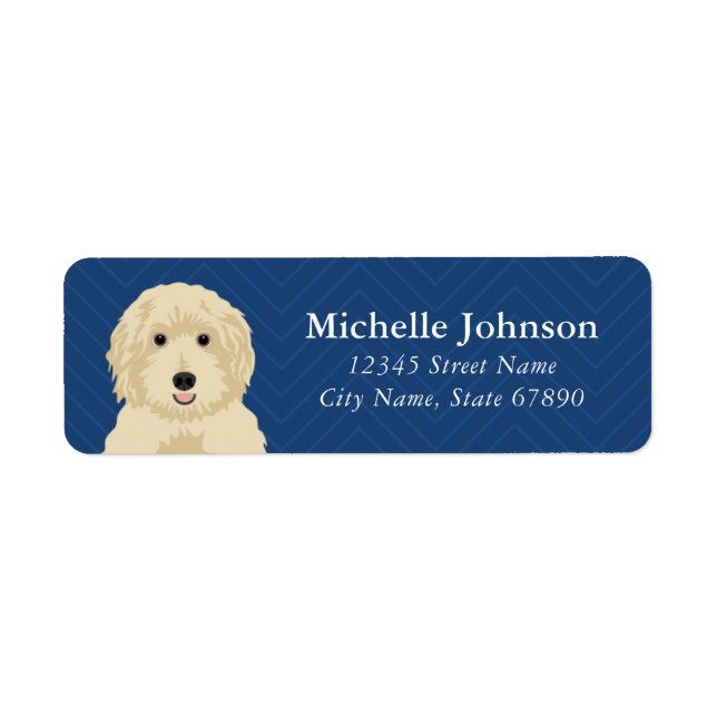 Goldendoodle Return Address Labels (Front)