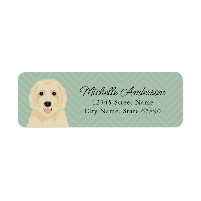 Goldendoodle Return Address Labels (Front)