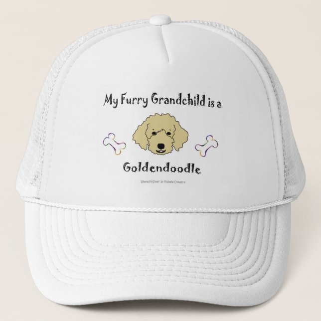 Goldendoodle Trucker Hat (Front)