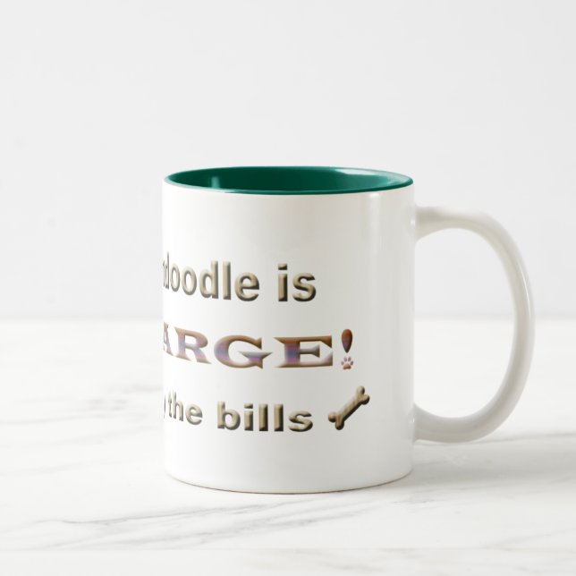 goldendoodle Two-Tone coffee mug (Right)