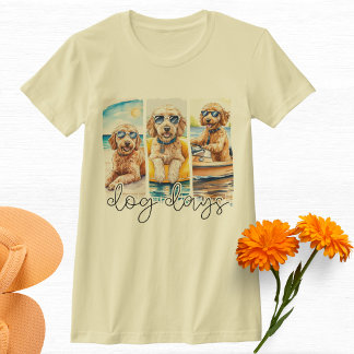 Goldendoodles in Sunglasses Dog Days of Summer T-Shirt