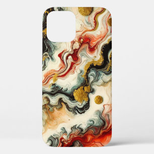 Goldene Flüsse iPhone 12 Case