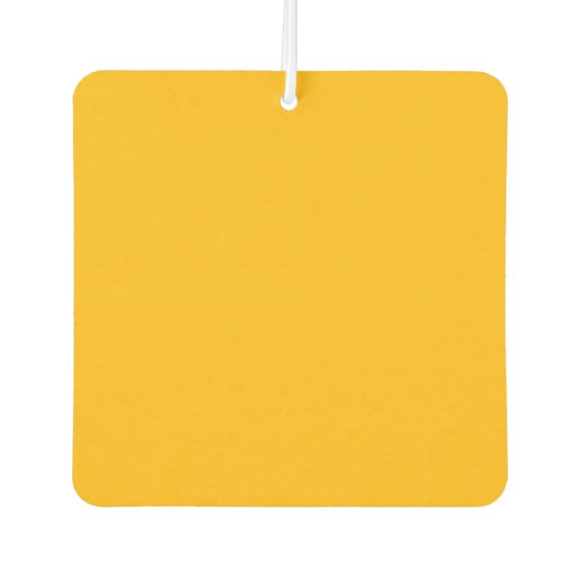 GOLDENROD (a solid rich yellow-orange colour) ~ Air Freshener (Front)