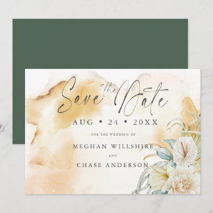 Goldenrod Sand Watercolor Floral