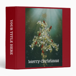 Goldenrod & Songbirds Christmas Greeting Binder
