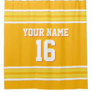 Goldenrod with Yellow White Stripes Sports Jersey