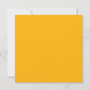 Goldenrod Yellow Autumn Fall Season Solid Colour Card